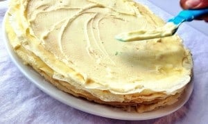 Key Lime Mascarpone Crêpe Cake