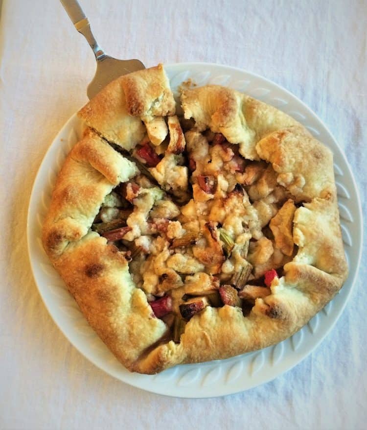 Apple Rhubarb Crostata