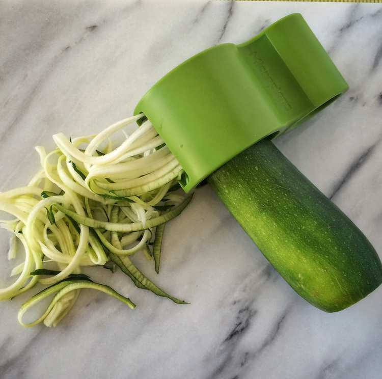 spiralizer spiralizing zucchini