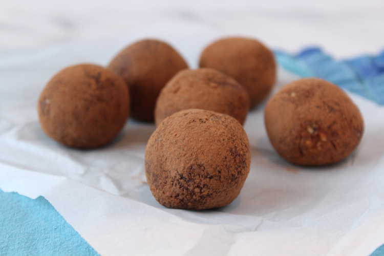 cocoa covered truffles