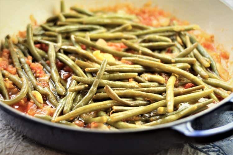 Stewed Green Beans with Tomatoes