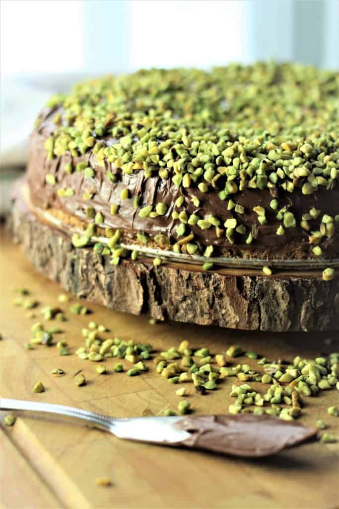 Sicilian Pistachio and Nutella Cake