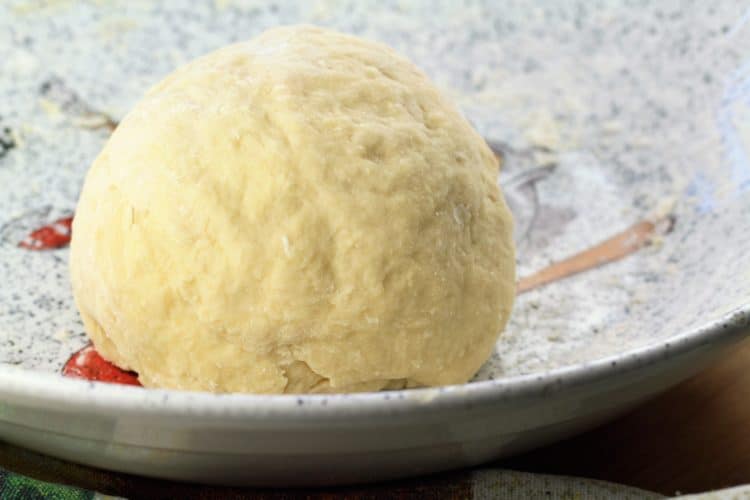 dough for Homemade Sicilian Maccaruna
