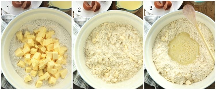 steps in making pie crust