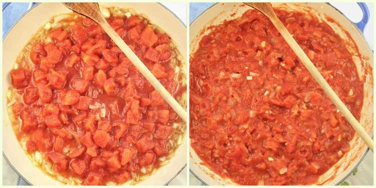 steps for preparing basic tomato sauce