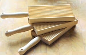 3 wood gnocchi boards