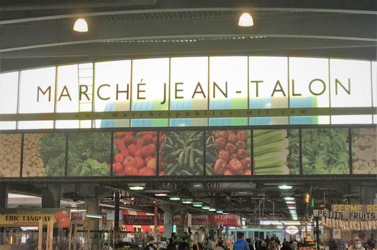 marché Jean-Talon sign