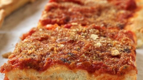 Sfincione ou Pizza Siciliana - Farinhas para uso domï¿½stico