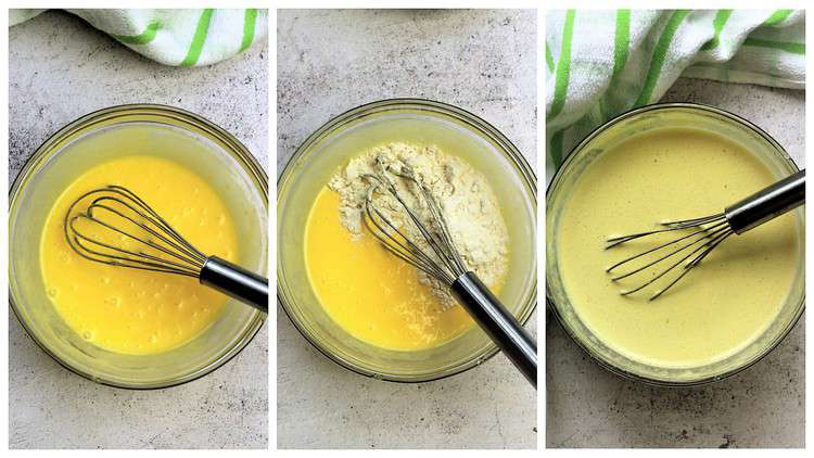 step by step images for making pastry cream 