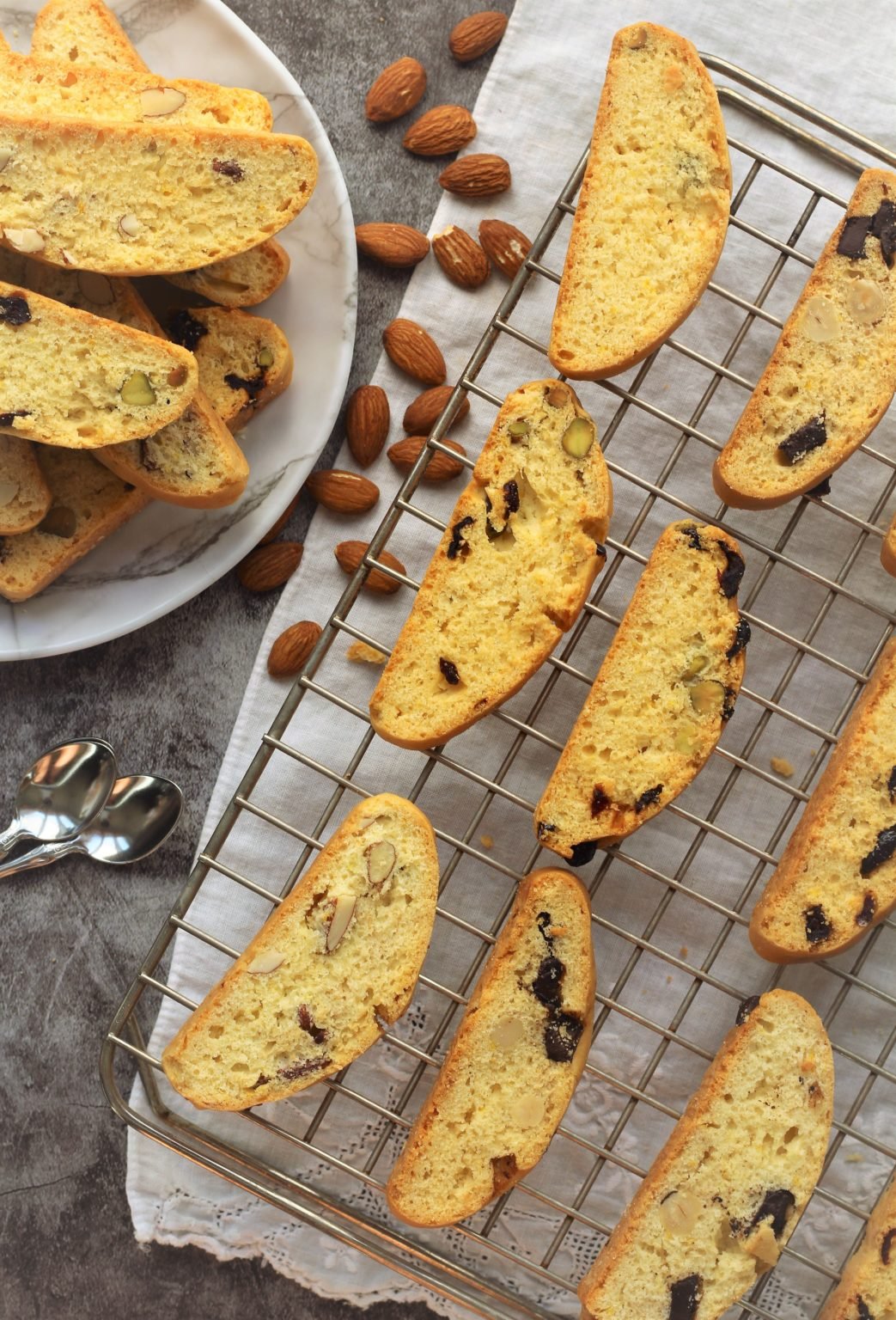 Classic Almond Biscotti with Variations Mangia Bedda