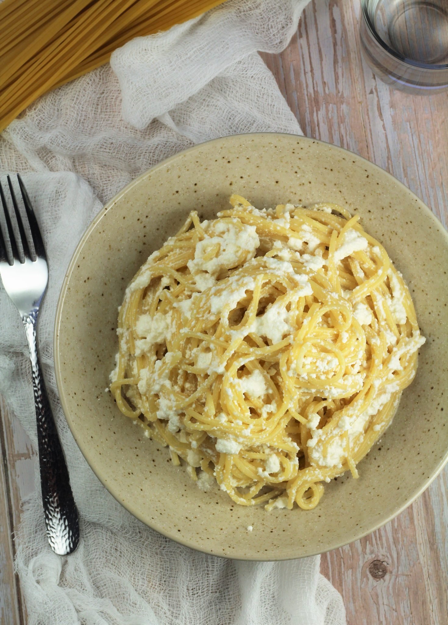 Pasta with Ricotta - Mangia Bedda