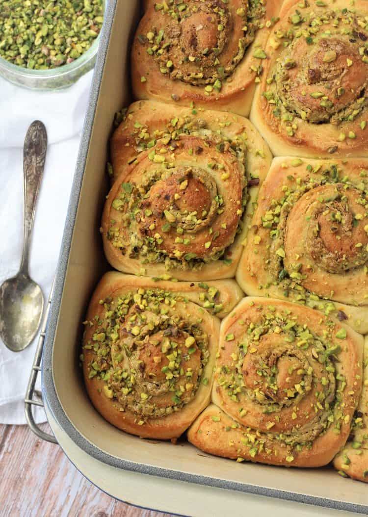 Sweet Pistachio Cream Brioche Rolls Mangia Bedda
