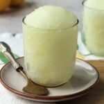 Glass of granita al limone.