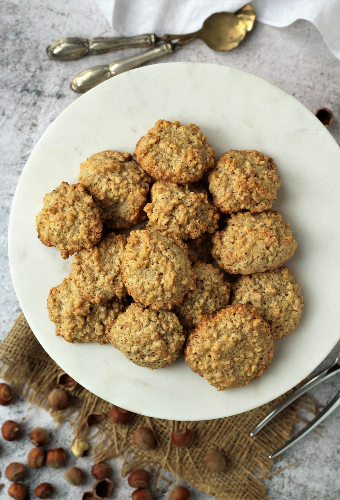 3Ingredient Hazelnut Cookies (flourless) Mangia Bedda