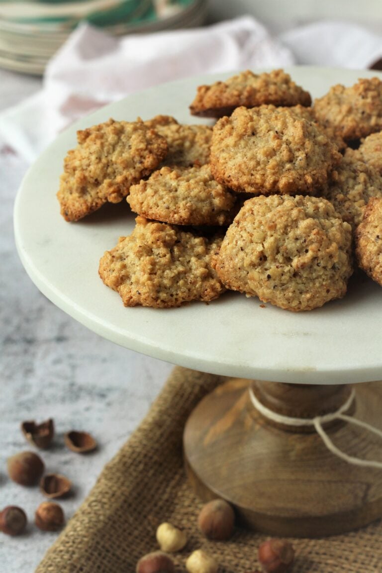 3Ingredient Hazelnut Cookies (flourless) Mangia Bedda