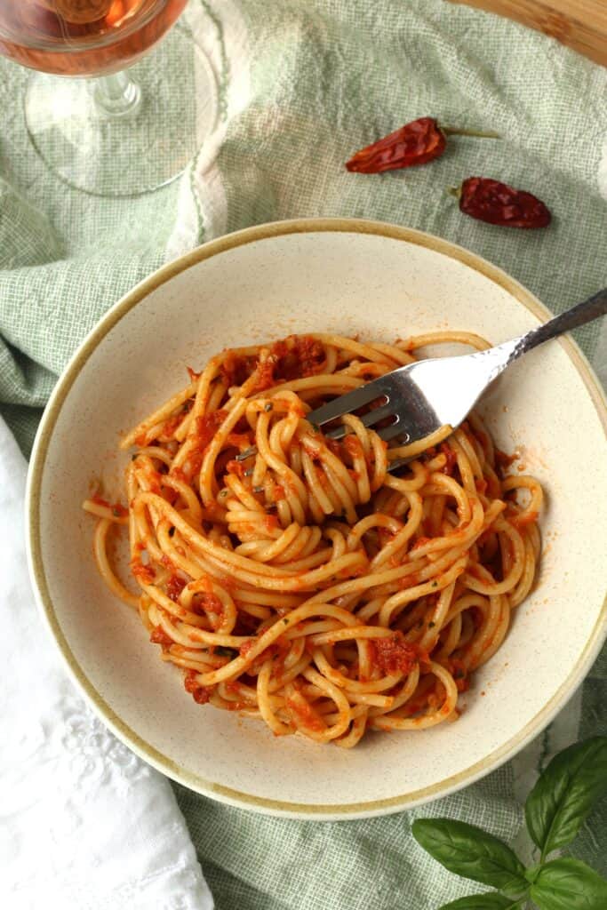 Sicilian Sun Dried Tomato Pesto (capuliato) - Mangia Bedda