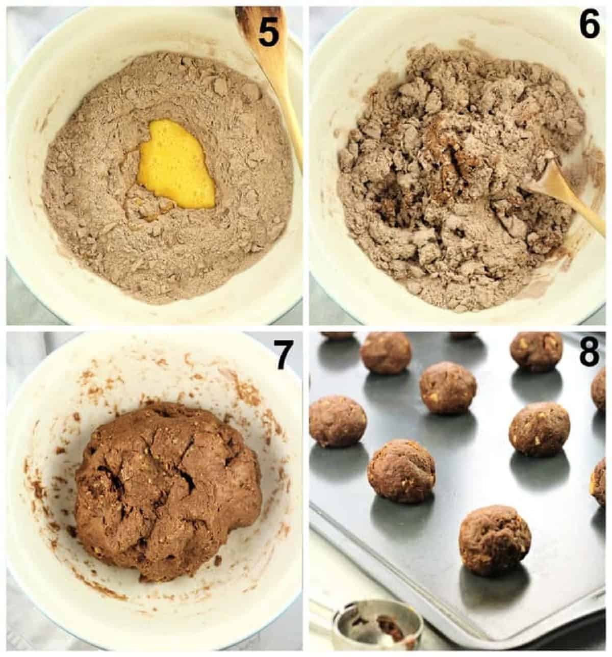 Tetù (Sicilian Chocolate Spice Cookies) Step by step instructions for shaping tetù cookies.
